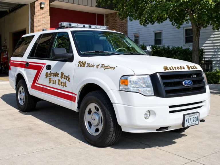 Melrose Park Fire Department SUV